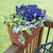 Emsco Group Self-Watering Rail Planter Grow Box, 24in Wthrprf Resin Planter, Up to 6in Railings, Terracotta 2431-1 - alternate 3
